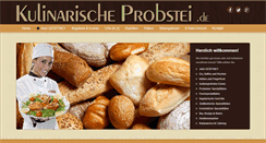Desktop Screenshot of kulinarische-probstei.de